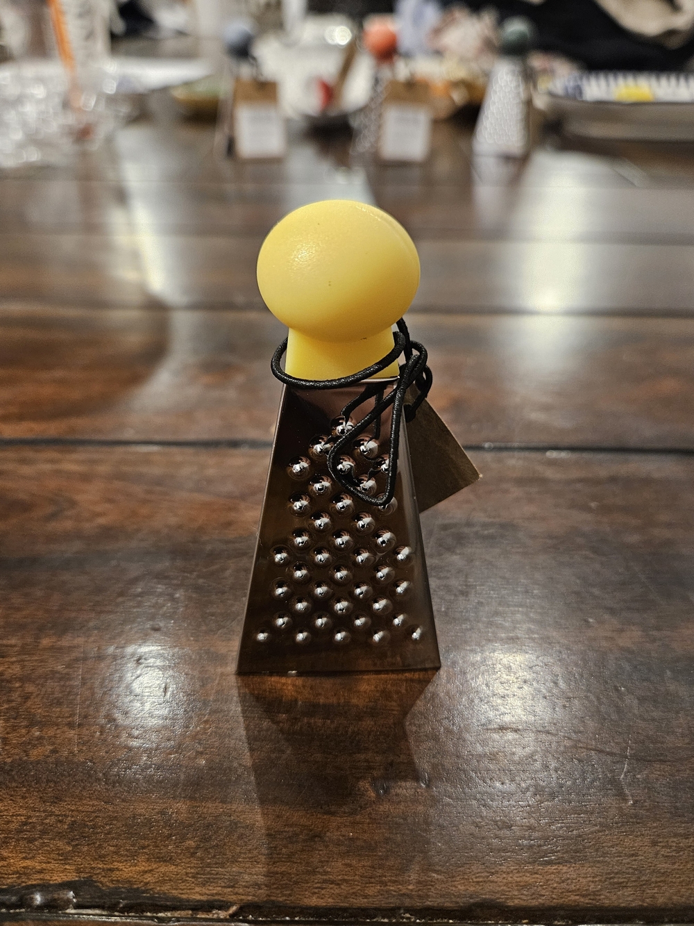 Creative Co-Op Yellow-Handled Mini Grater